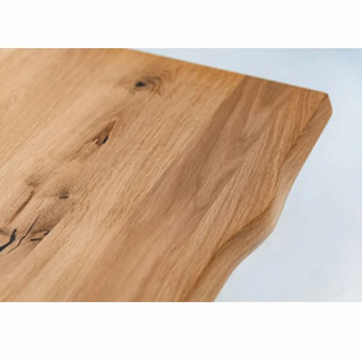 Luxury dining table natural color / black - various sizes - dining room furniture