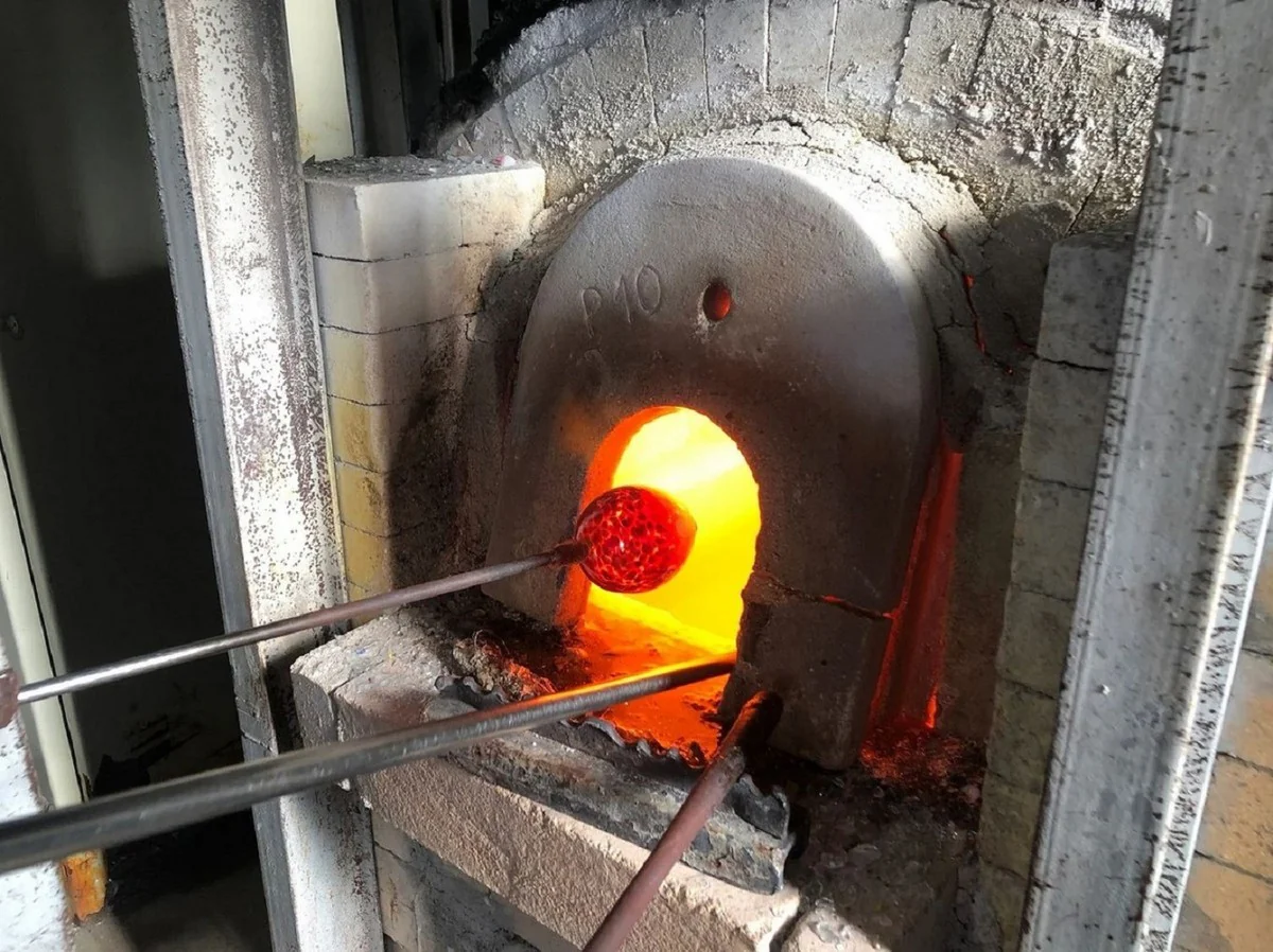 Luxury Murano crystal glass water glasses set of 6 white Ø 8 x H. 12 cm - Made in Italy