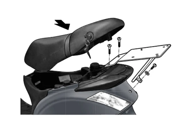 ANCLAJE SHAD V0ZP59ST - PIAGGIO ZIP 50/ZIP 125