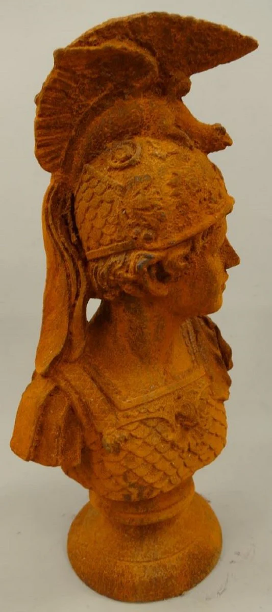 Art Nouveau decorative bust knight rust 27 x 16 x H. 47 cm - cast iron sculpture - cast iron figure - decorative sculpture - decorative figure - garden decorative accessories