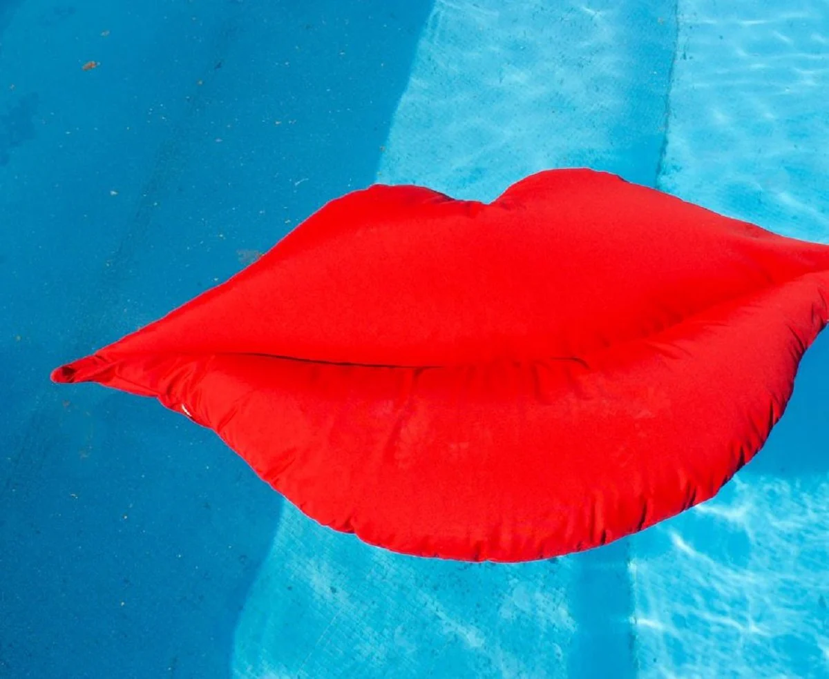 Luxury Bean Bag Mouth Red 180 cm - Floating Pool Bean Bag