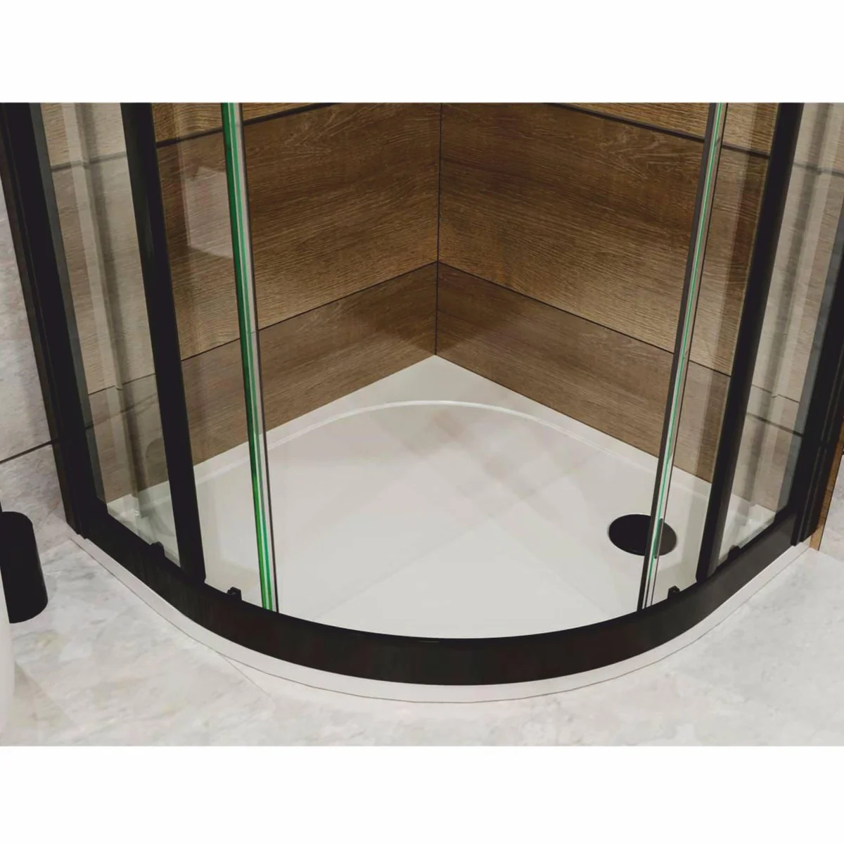 Luxury shower tray high gloss white 79.4 cm - bathroom interior