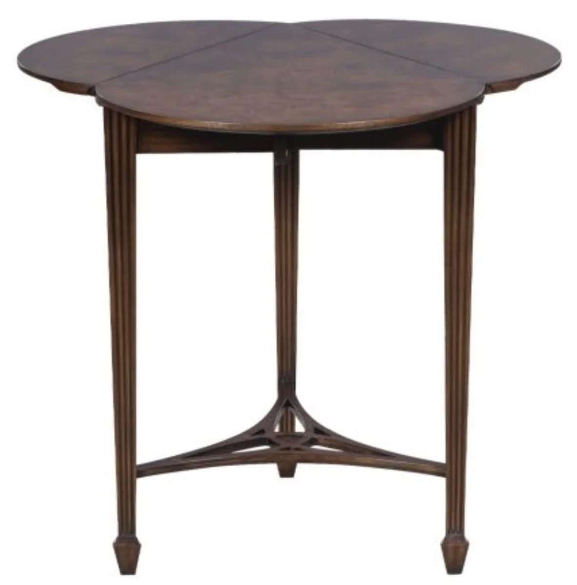 Luxury living room side table brown 52 x 46 x H. 71 cm - luxury quality