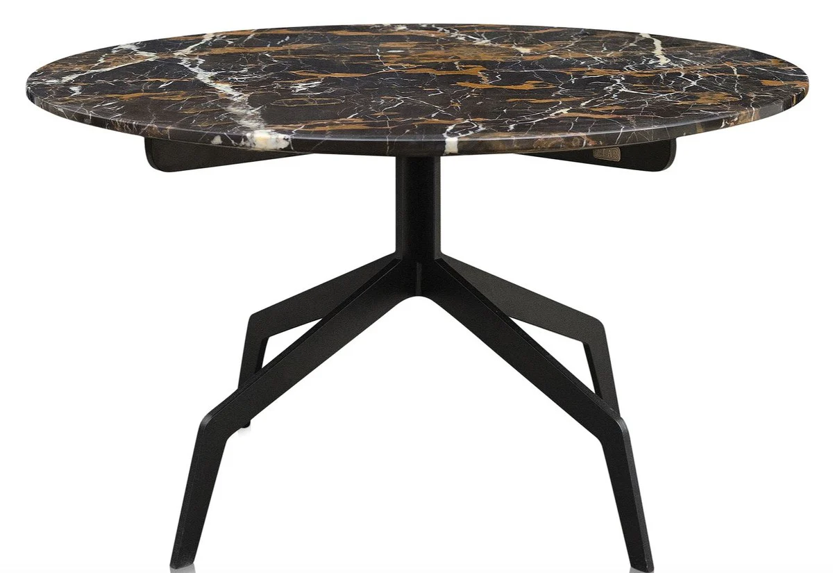 Luxury coffee table black Ø 70 x H. 40 cm - luxury living room furniture